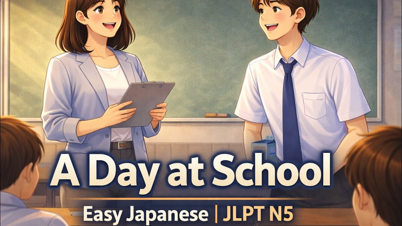 Classroom Talk in Japanese 🇯🇵 | Real Teacher & Student Conversation | JLPT N5 Listening 