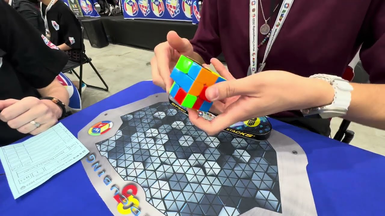 7.93 Official Square-1 Average | Rubik’s Cube World Championship 2023 | D Brizuela 지수