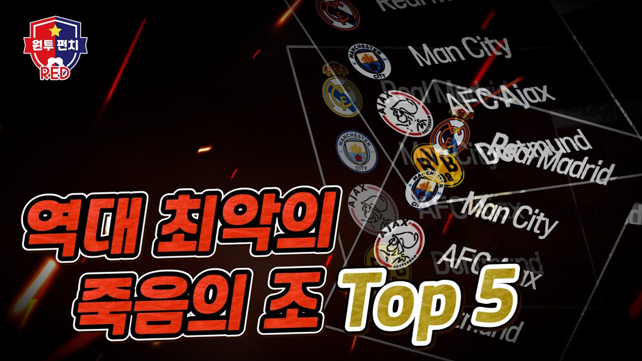 [RED] 해외축구ㅣ역대 메이저 대회 최악의 조 추첨 사례 Top 5ㅣ뉴 원투펀치ㅣ51회ㅣRED