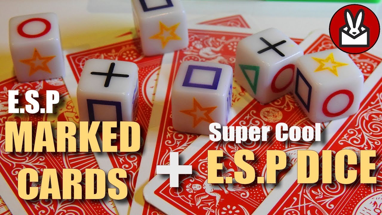 ESP Dice Tube and Marked Cards Magic Mind Trick