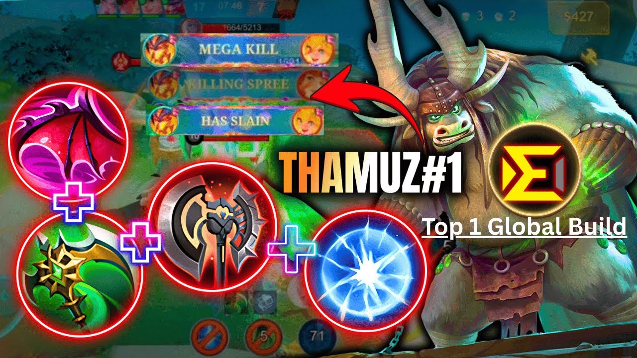 GLOBAL #1 THAMUZ BUILD 2025 💀 HOW TO WIN EVERY MATCH EASILY!