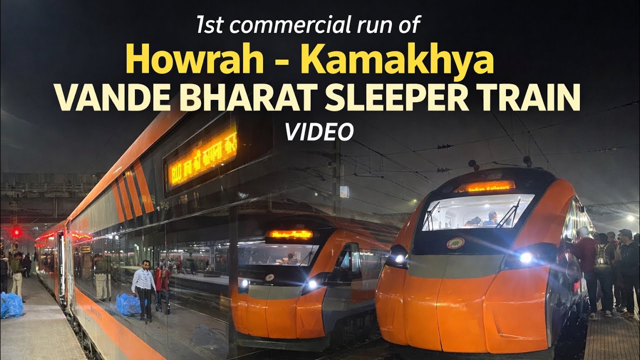 India’s First Vande Bharat Sleeper  | 1st Commercial Run 