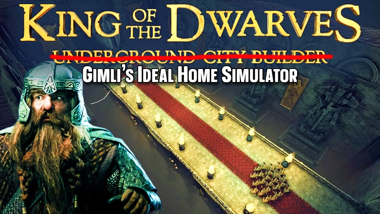 Gimli's ideal Home Simulator - King of the Dwarves Underground City Builder