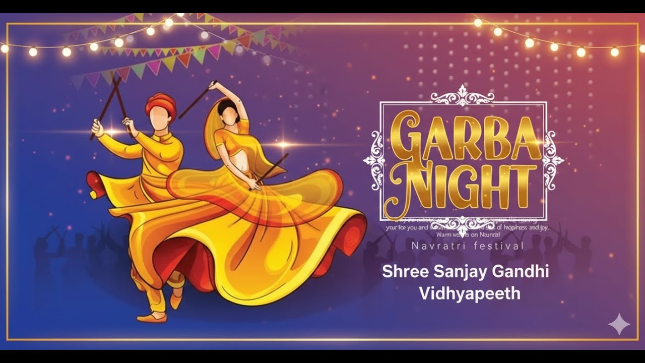 Shree Sanjay Gandhi VidhyaPeeth School Garba Celebration 2025 PART_1 SSGV Hindi Medium