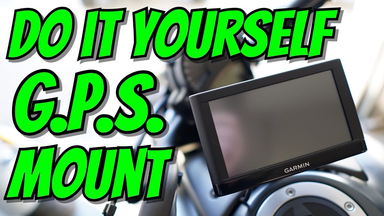 Motorcycle GPS Mount - Cheap DIY Solution