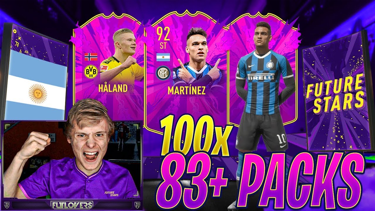 FIFA 20: 100x 83+ PACKS ZUM FUTURE STARS EVENT! FUTLOVERS COMEBACK STREAM! (RTG)