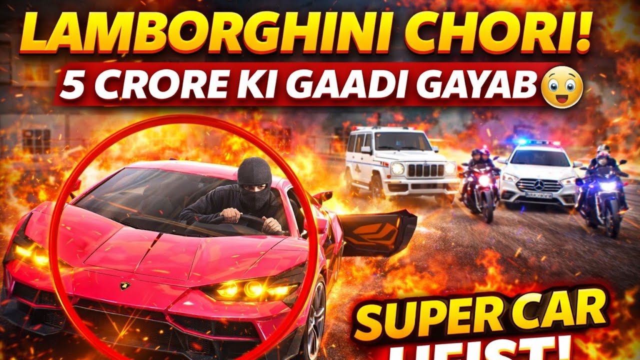 Lamborghini defender g wagon car ki chori |💥😰| #videogame #gaming @Sachin-TRV #subscribe 