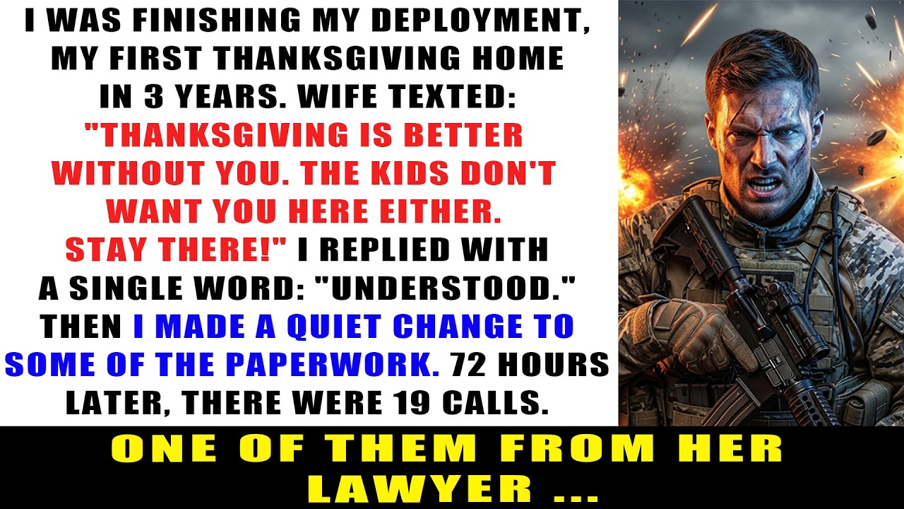 My Wife Texted 'Stay Deployed, We're Better Off'—Then 72 Hours Later Her Lawyer Called Me Because