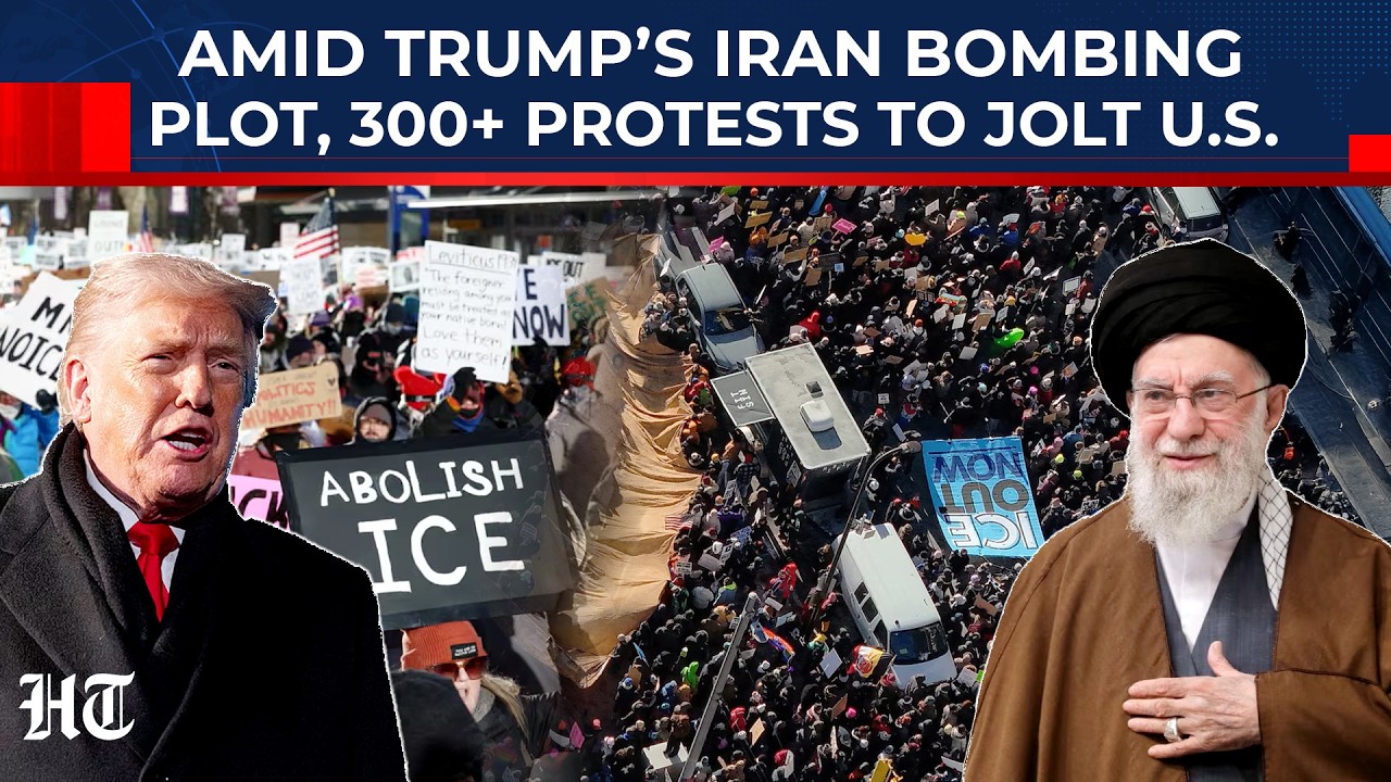 Trump's Double-Front Crisis: Aerial Drone Footage Exposes ICE Truth, Massive Crowds Choke US Cities