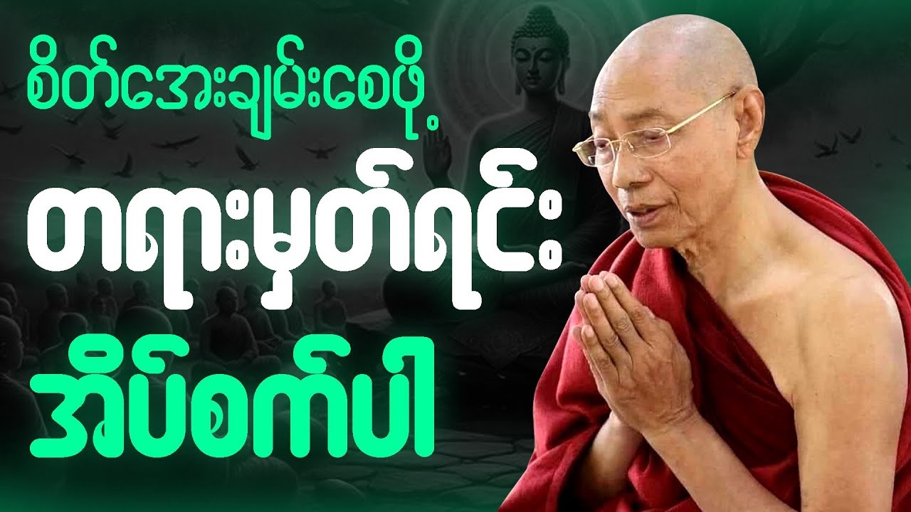 ပါမောက္ခချုပ်ဆရာတော် ဟောကြားသော တရားတော်များ ကိုနာယူကာ ချမ်းသာစွာအိပ်စက်အနားယူပါ #တရားတော် #2026 🌼🙏