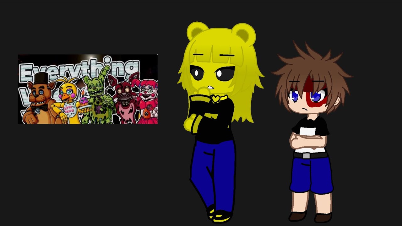 Aftontale Meets Undernights Part 16 Cassidy and Evan react to everything wrong with fnaf part 1