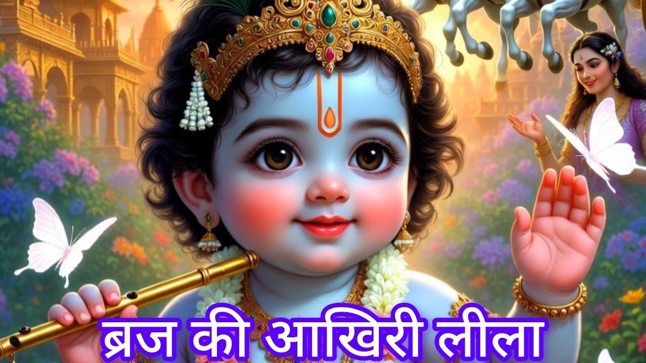ब्रज की आखिरी लीला 😭 | ठाकुर जी की नंद भवन में अंतिम रात | मथुरा गमन की करुण कथा | 
