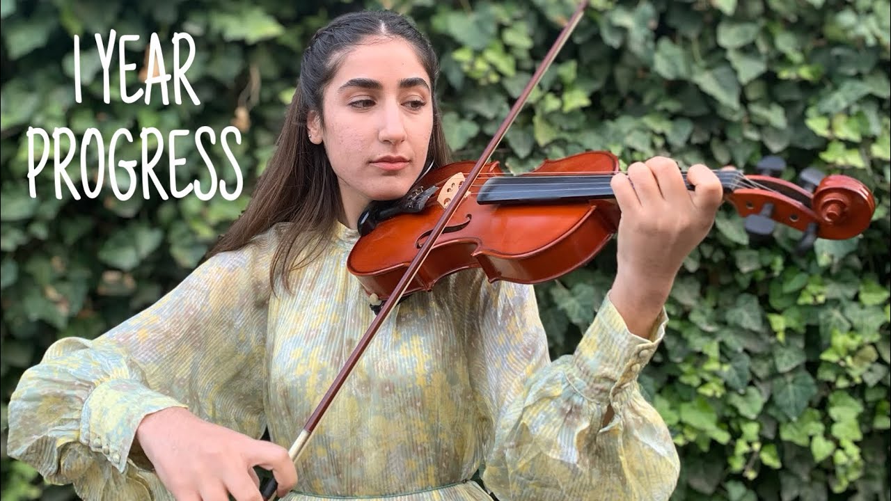 Adult beginner violinist-1 year violin progress with online lessons- Keman gelişim videosu