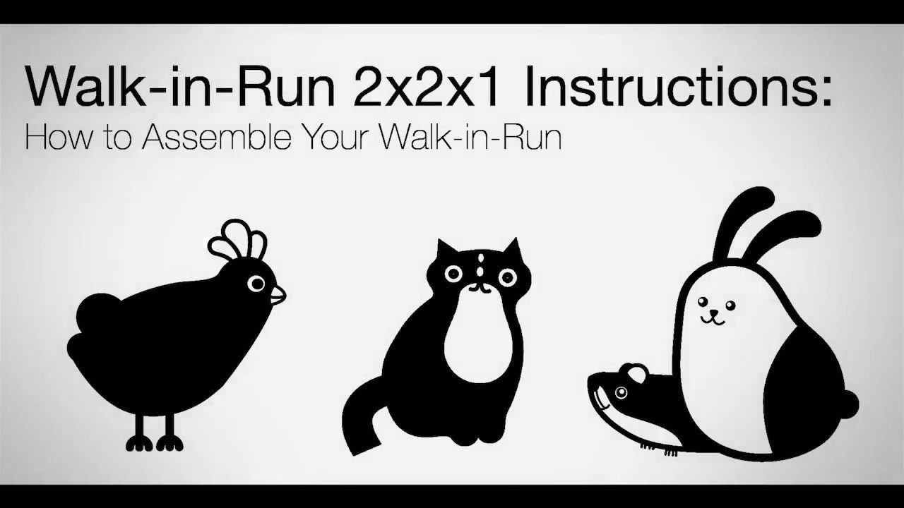 How to build an Omlet Walk In Run 2x2x1 | Omlet Pet Products