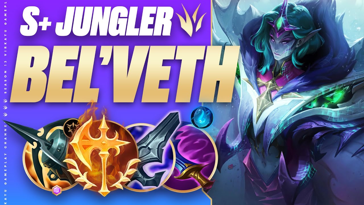 Why Bel'Veth Jungle Is BEST Champ To Control Games & Climb FAST! | Season 13 Jungle Guide