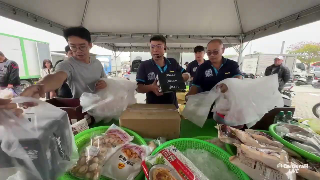 0206北港牛墟 港都小孟海鮮拍賣～