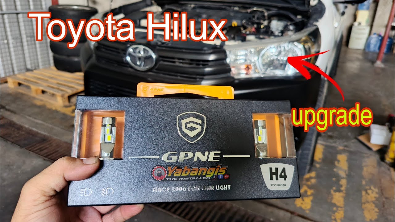 Toyota Hilux | GPNE H4 LED Light installation
