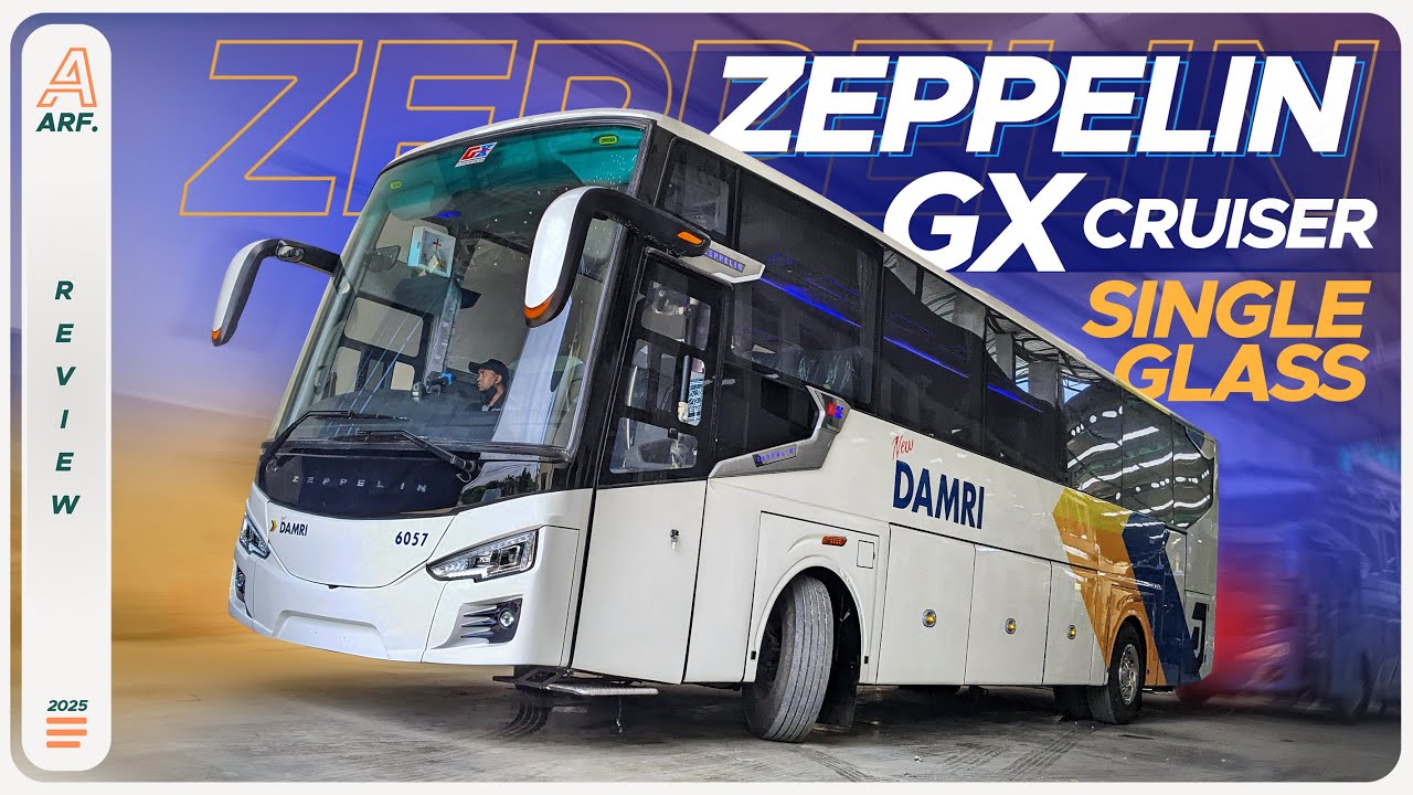ZEPPELIN GX Cruiser Versi SINGLE GLASS Cakep Juga ya !! Body Terbaru Dari Karoseri GUNUNG MAS