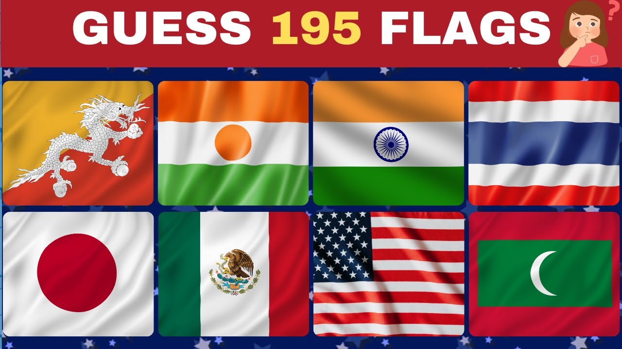 Guess All the 195 Flags of the World 🚩 | Guess The Country By The Flag Quiz 🚩| World Flags Quiz 2025