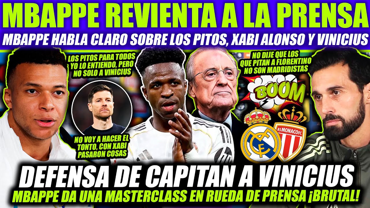 💥 MBAPPE DESTROZA A LA PRENSA EN DEFENSA DE VINICIUS Y CONFIESA QUE CON XABI ALONSO PASARON COSAS