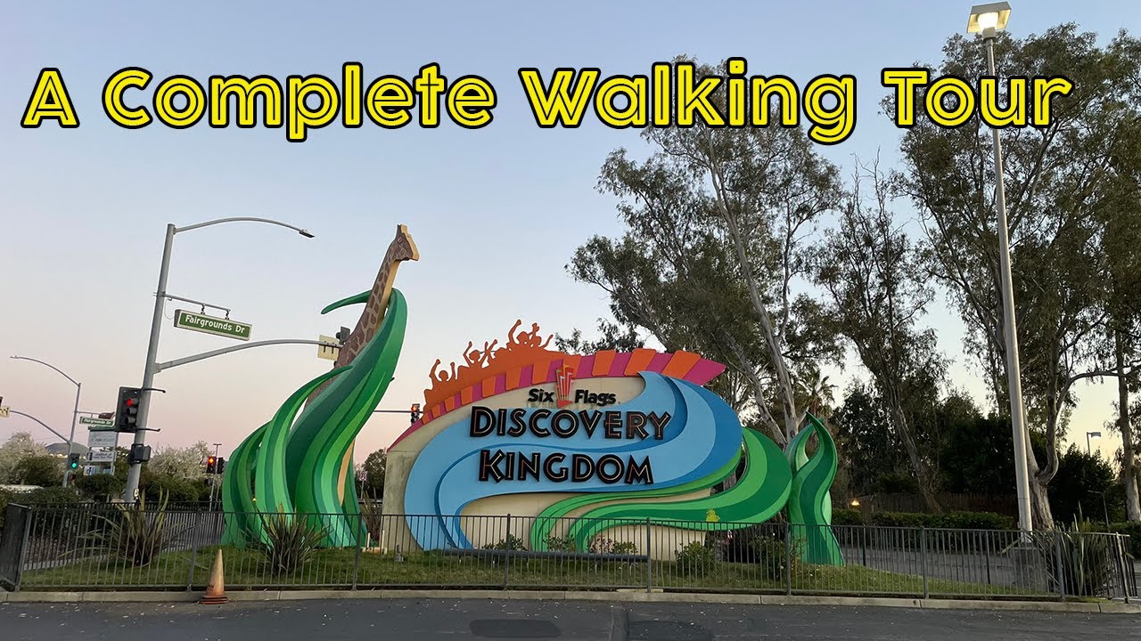 Six Flags Discovery Kingdom Walking Tour 2025