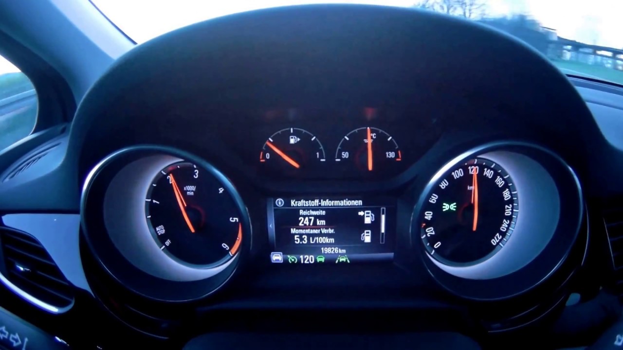 2017 Opel Astra 1.6 CDTI Verbrauch