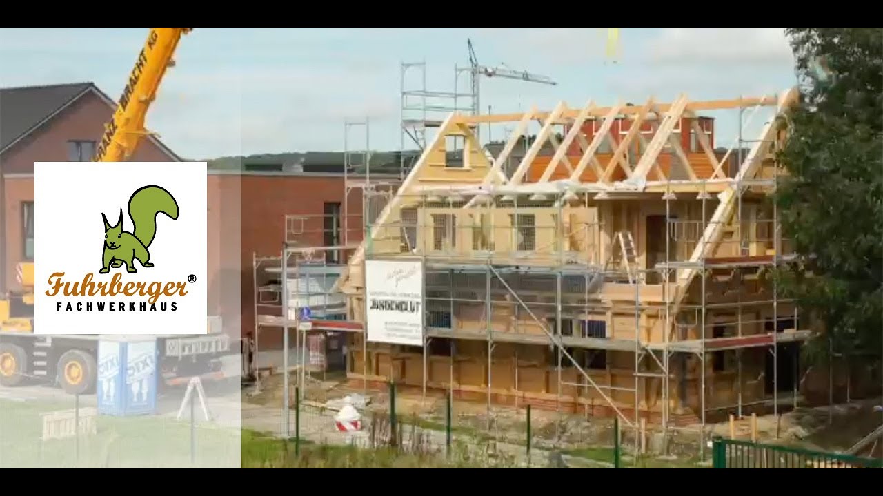 Dieses Zeitraffervideo zeigt unseren Fachwerkneubau in Nottuln