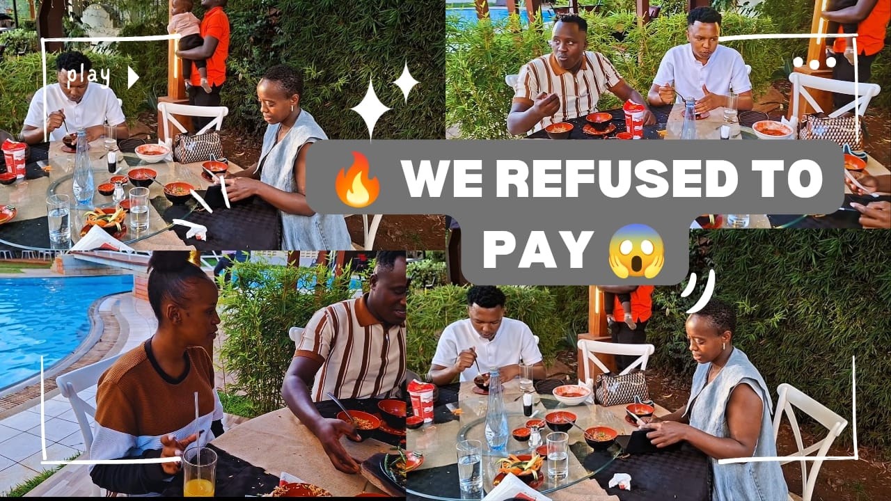WE REFUSED TO PAY THE BILL😱|PRANKING @Wamboashley & @Nicholas_Kioko  AFTER EATING (42,000 KSH)
