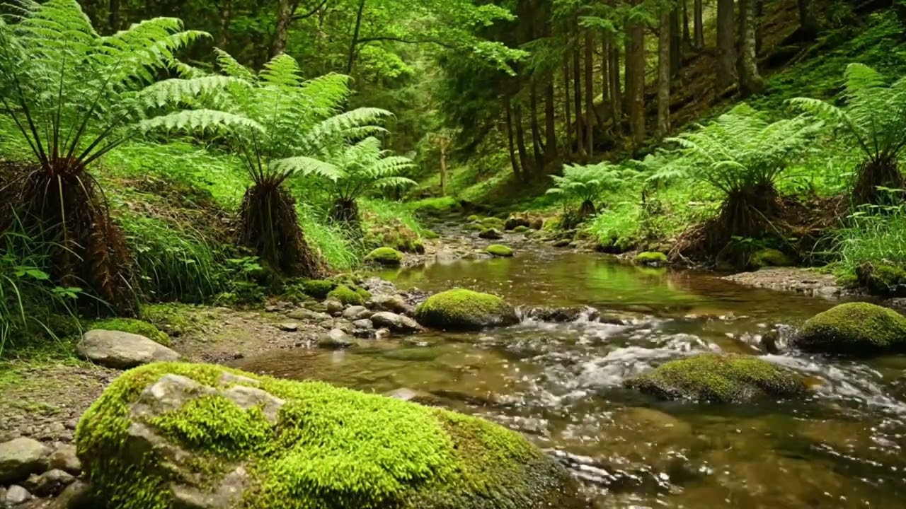 Calm Stream Echoes – Soft Water Sounds for Deep Relaxation & Clarity