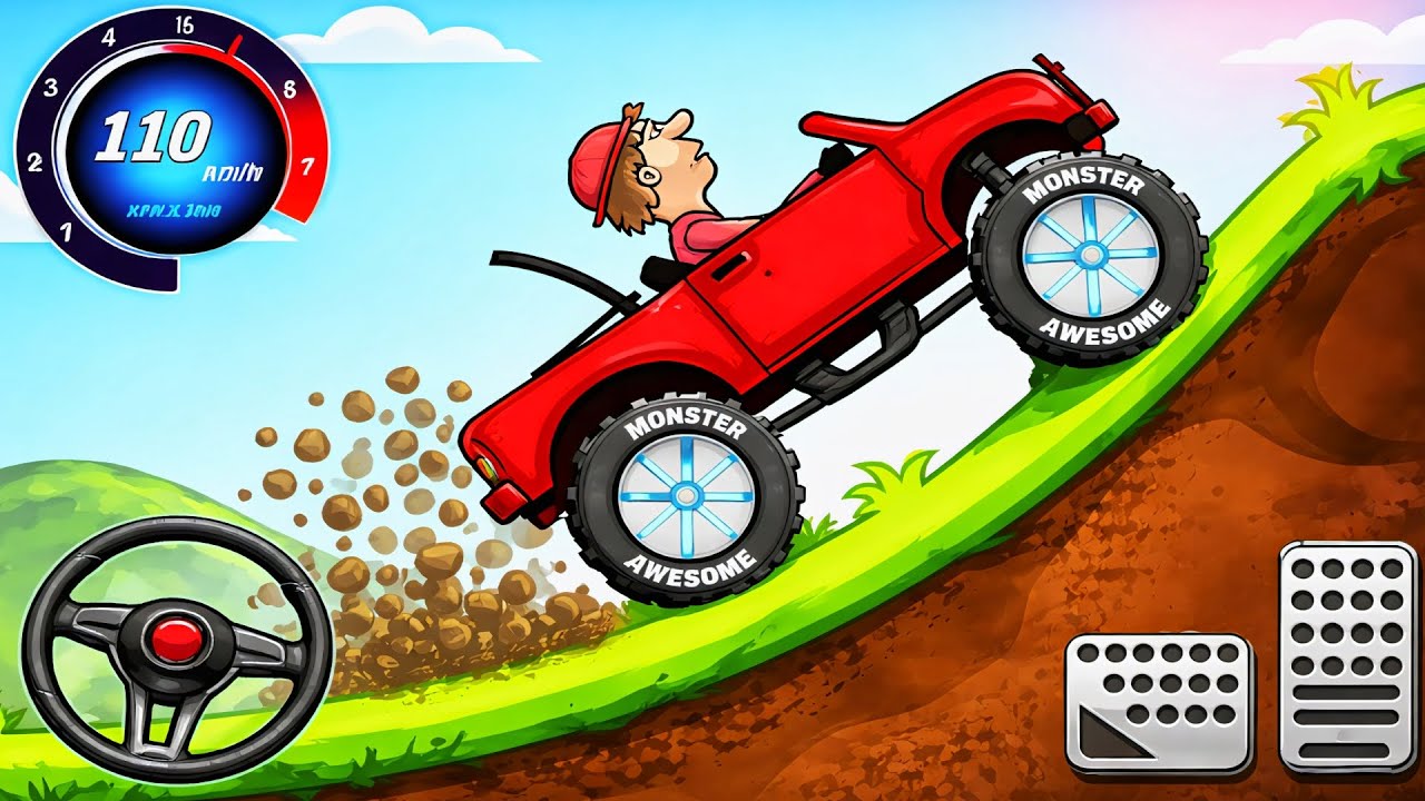 Hill Climb Racing Simulator – Gameplay Walkthrough – Android Gameplay