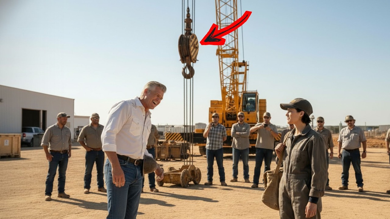 THE OPERATOR QUIT THE CRANE: 