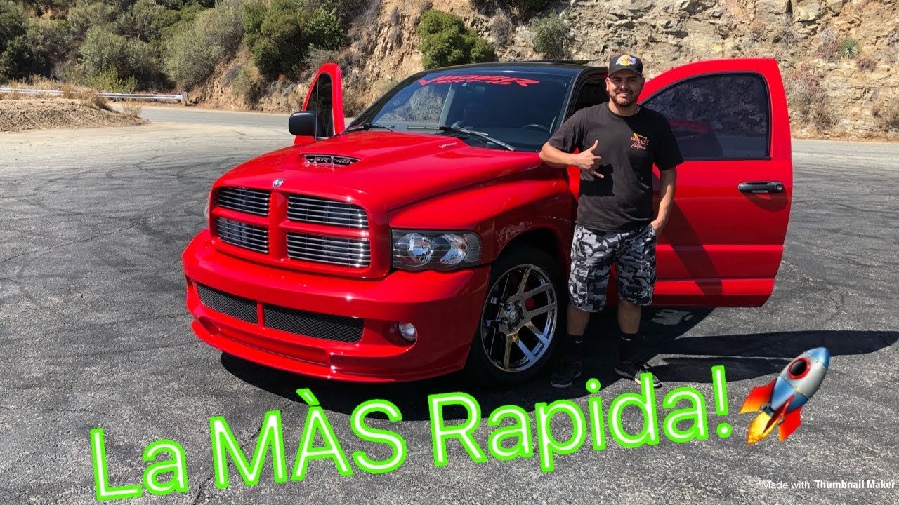 La camioneta MAS RAPIDA DEL MUNDO! Dodge Ram SRT-10!