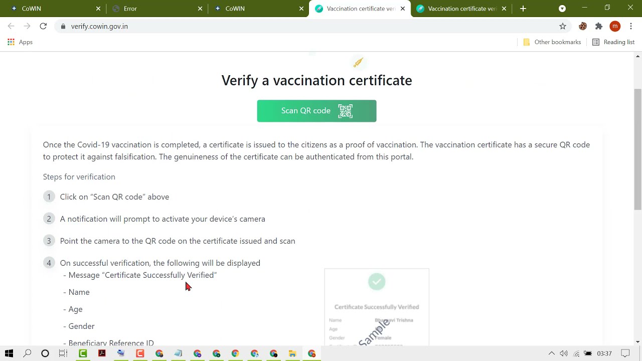 How to Download COVID 19 Vaccine Certificate Using CoWIN Website