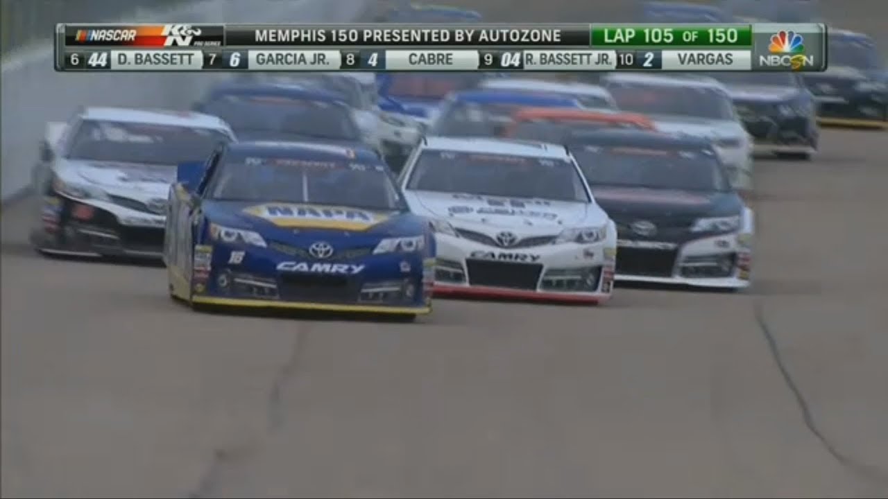 NASCAR K&N Pro Series East 2018. Memphis International Raceway. Last Laps