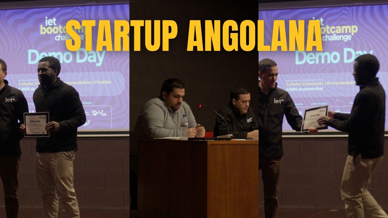 VLOG: ANGOLANO APRESENTANDO UMA STARTUP EM PORTUGAL