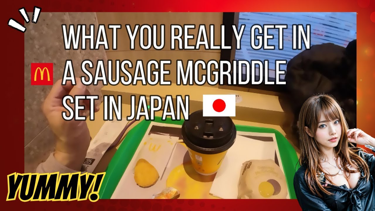 What You REALLY Get in a Sausage McGriddle Set in Japan #food #japan #mcdonalds