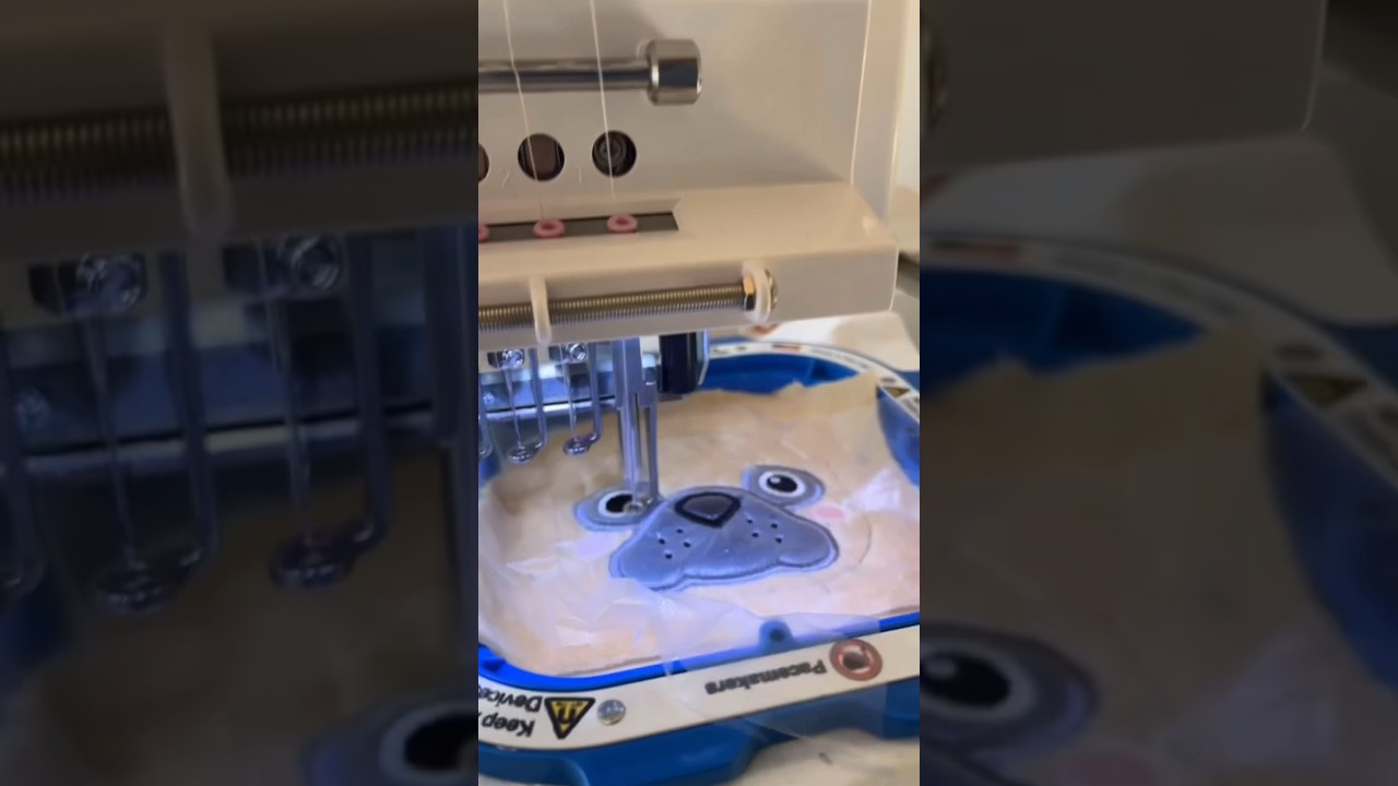 Schmusetuch selbst machen. #stickmaschine