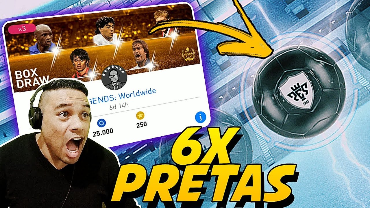 MELHOR BUG DA BOLA PRETA INFALÍVEL  NA BOX DRAW | PES 2019 MOBILE