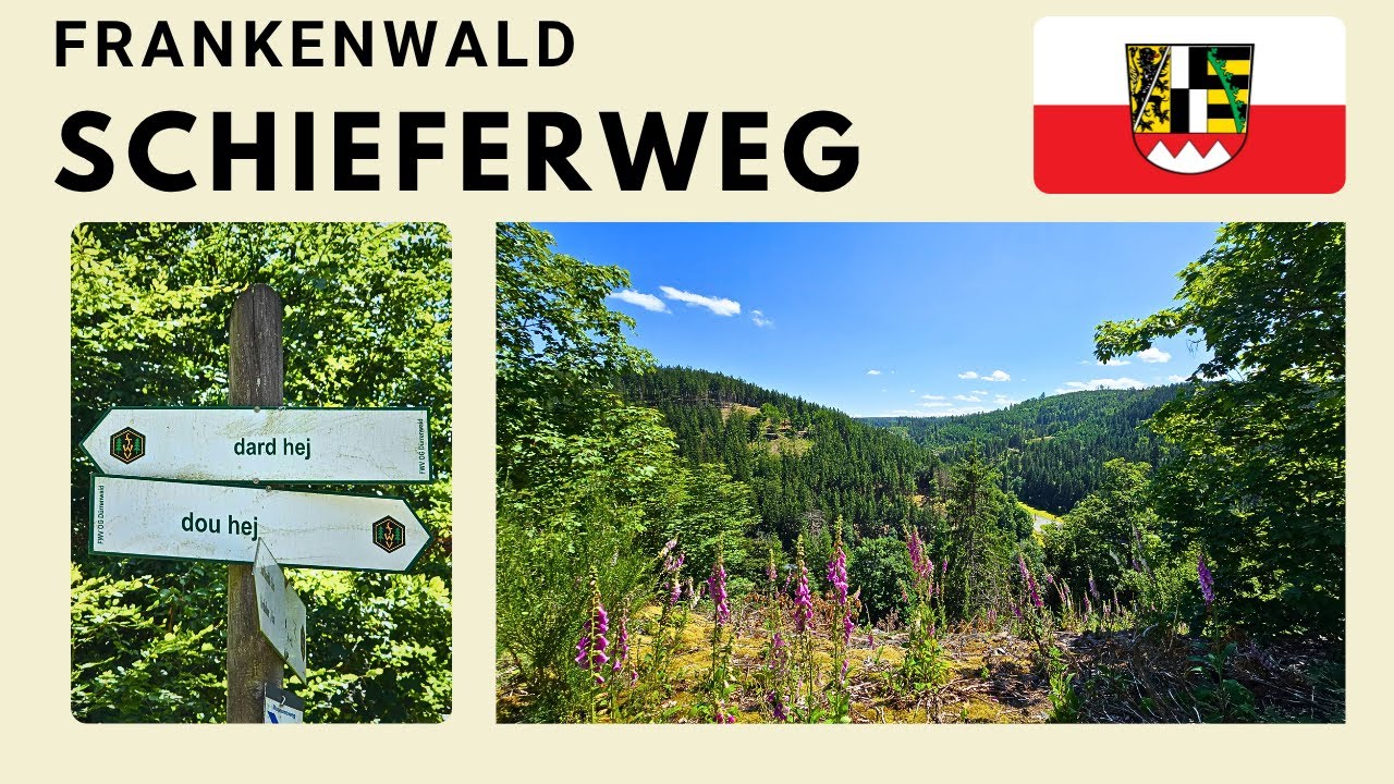 🚶🏽‍♂️Schiefer-Rundweg bei Dürrenwaid im Frankenwald