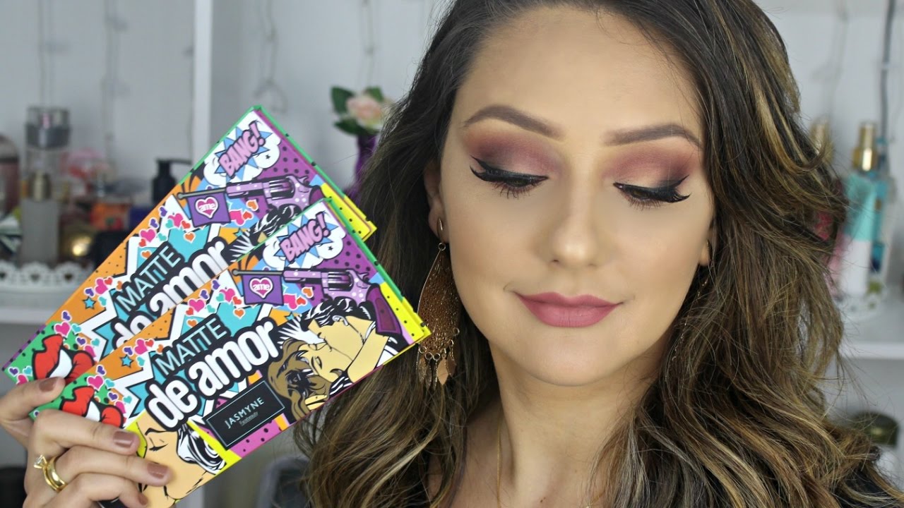PALETA MATTE DE AMOR JASMYNE | NOVA FÓRMULA + MAKE