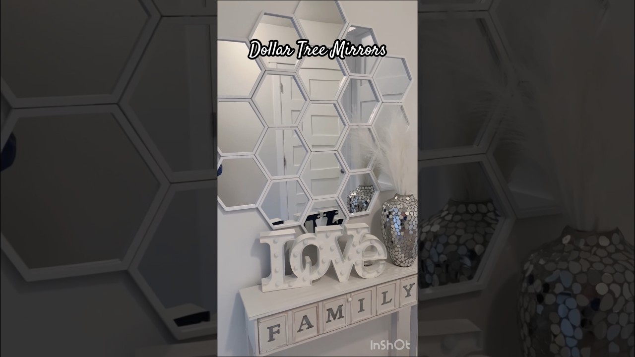 DOLLAR TREE MIRROR DIY, MIRROR DECOR DIY #mirror #diyideas #diyprojects #diy #mirrors  #dollartree