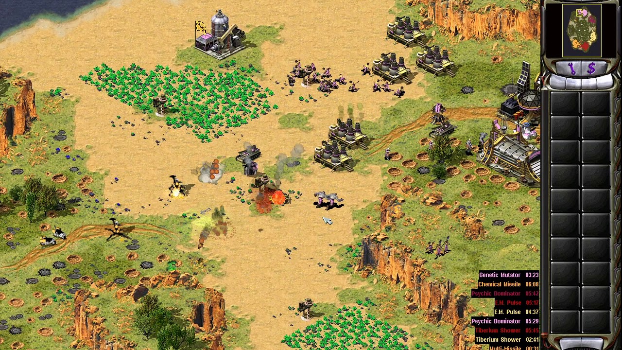 C&C Reloaded AI Battle - Nod vs Yuri - #1