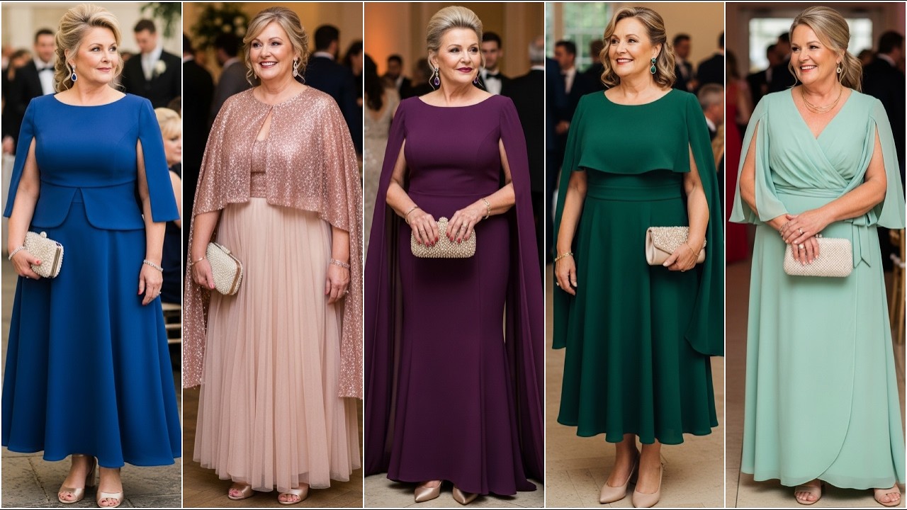 Beautiful Plus Size Cape Sleeve Spring Dresses for Mother of the Groom: The Best 2026 Styles