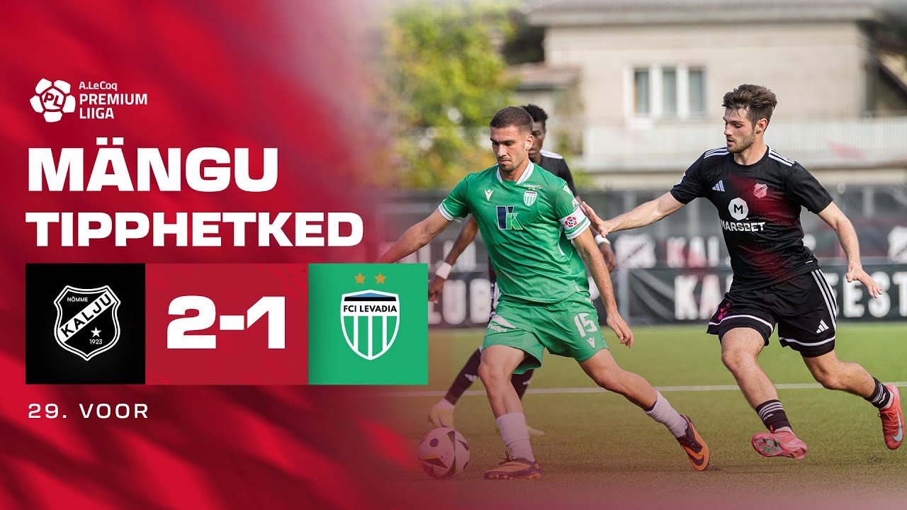Nõmme Kalju FC - Tallinna FCI Levadia I 2:1 I A. Le Coq Premium liiga 29. voor I 2025