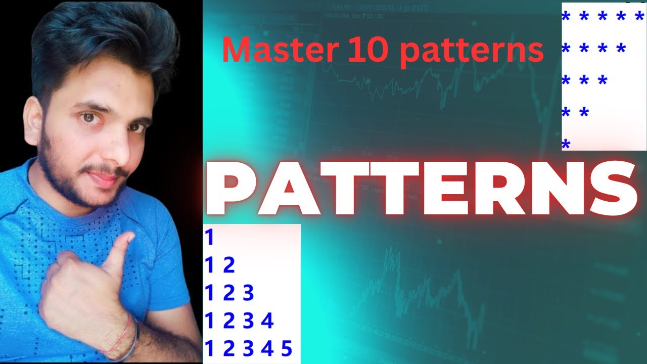 10 Basic Patterns in python #python #patterns #loops