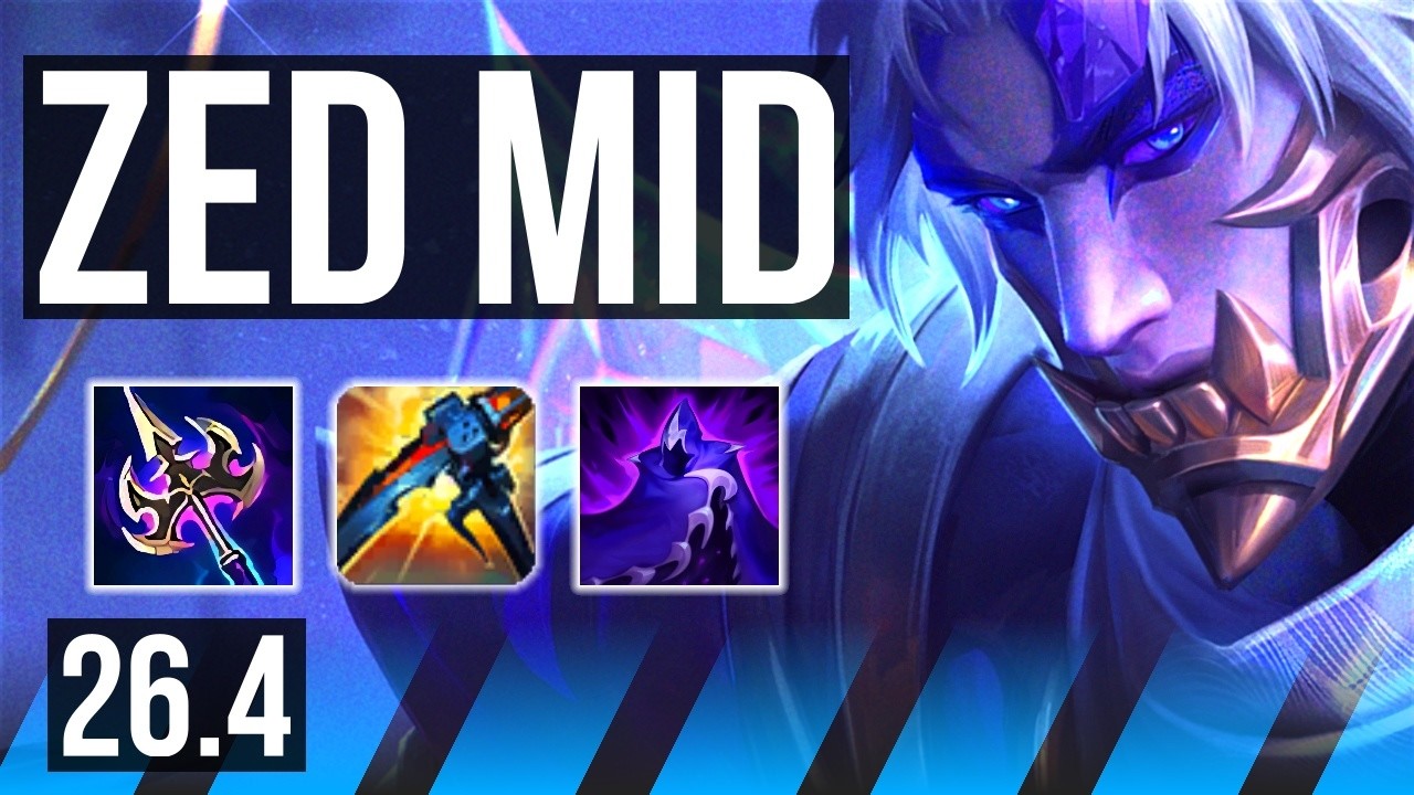 ZED vs VIKTOR (MID) | Good KDA: 18/1/4 | EUW Master | 26.4