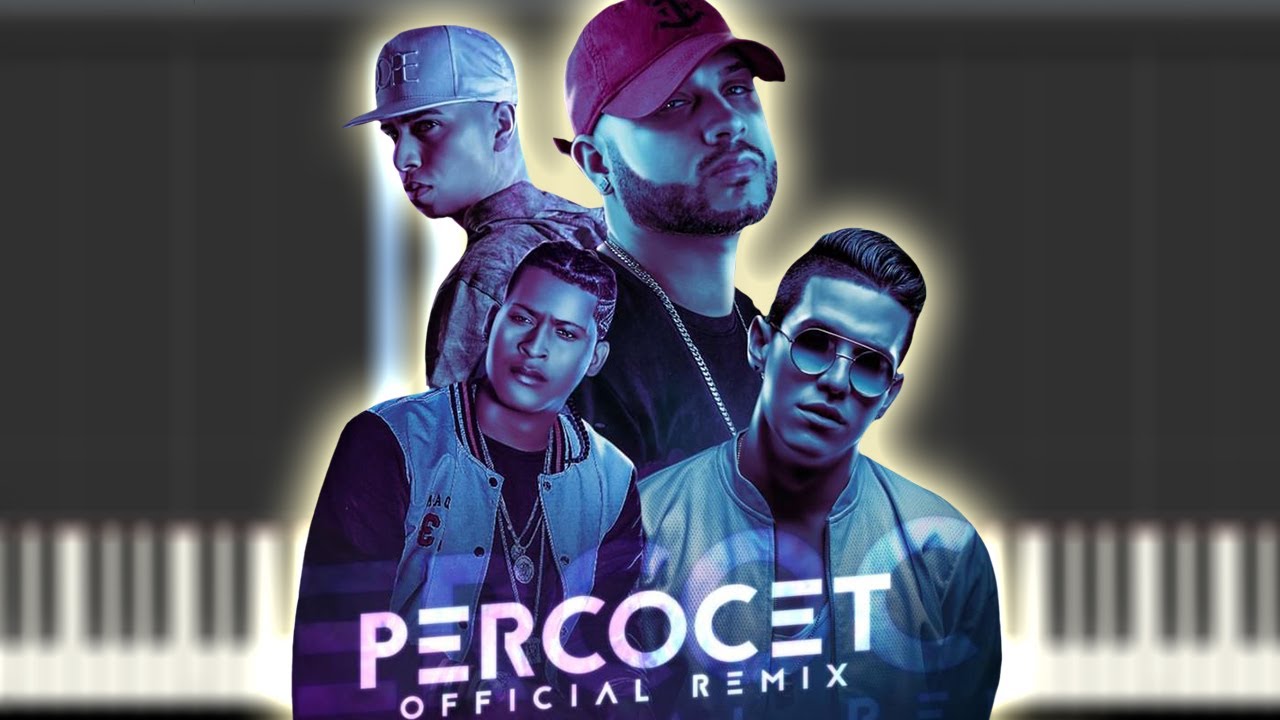 Alex Rose ft. Lenny Tavarez  - Percocet (Remix) | Piano Tutorial / Partitura / Karaoke / MIDI