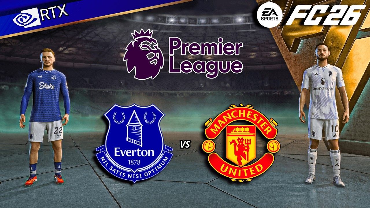 FC 26 - Everton vs Man United Ft. Cunha, Mbeumo | Premier League 25/26 Full Match | PC™ [4K60]