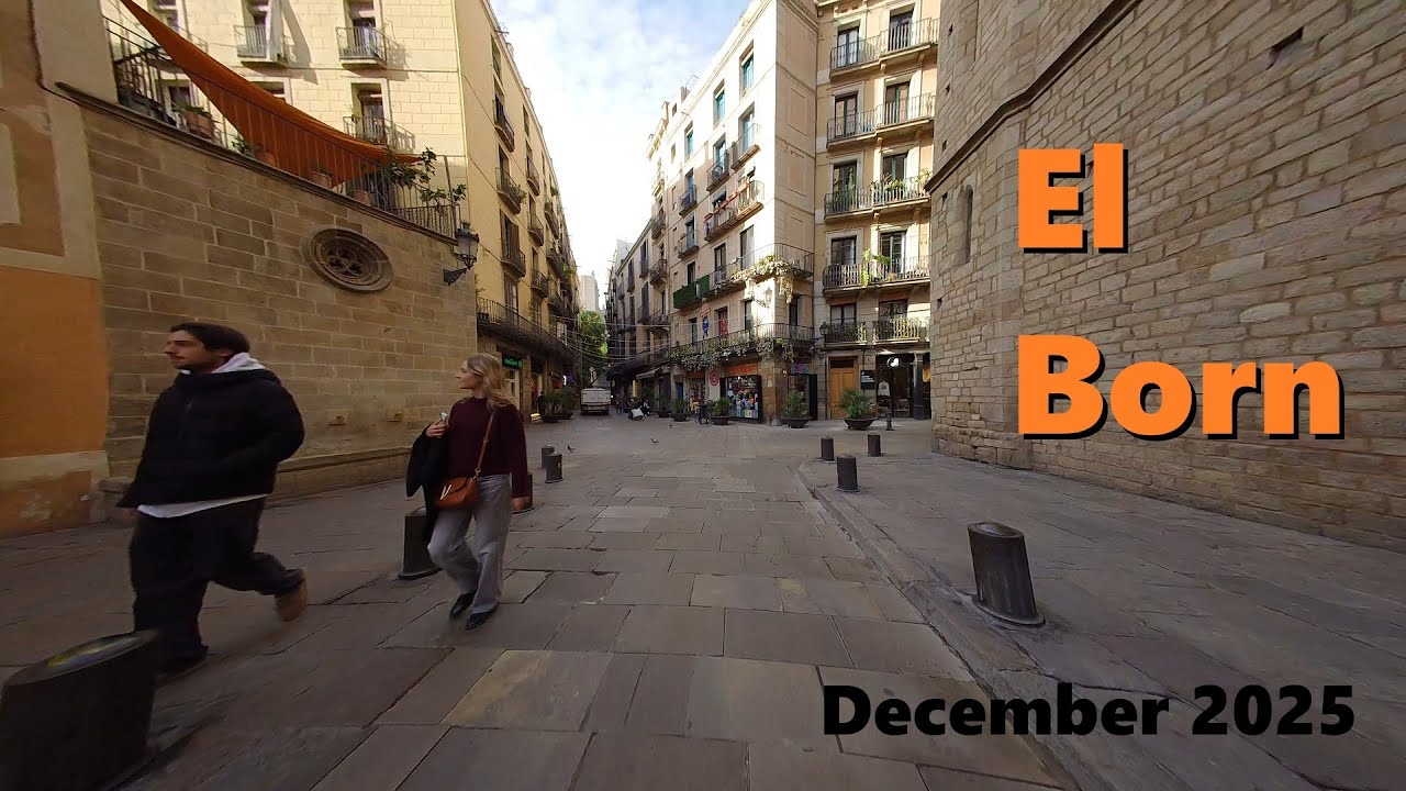 Walk My Favorite Barcelona Neighborhood | El Born December 2025 Realistic Walking Tour (4K POV)