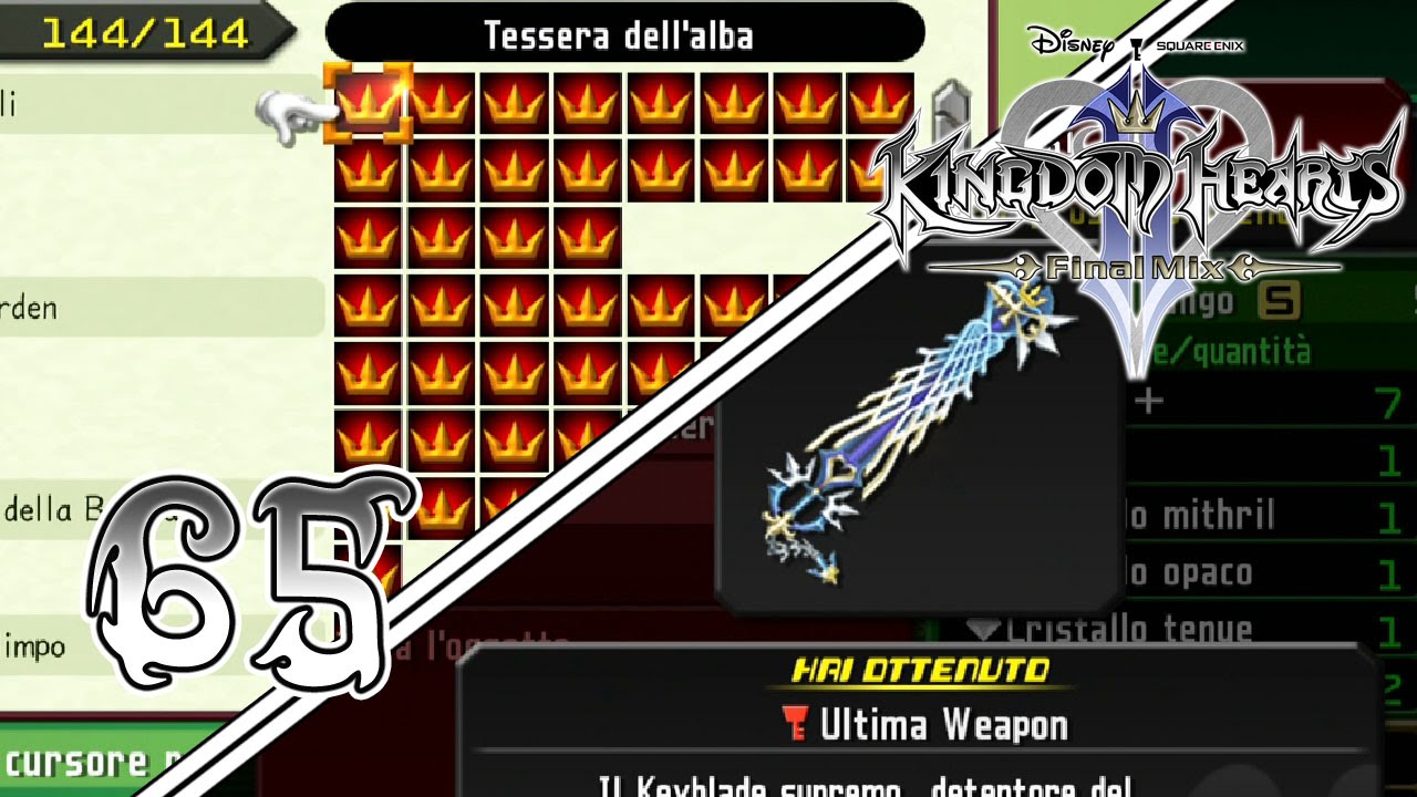 Kingdom Hearts II Final Mix ITA [Parte 65 - Tessere e Ultima Weapon]